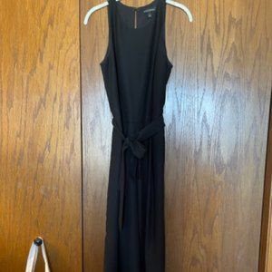 Banana Republic Sleeveless Black Jumpsuit with Belt - Size 4